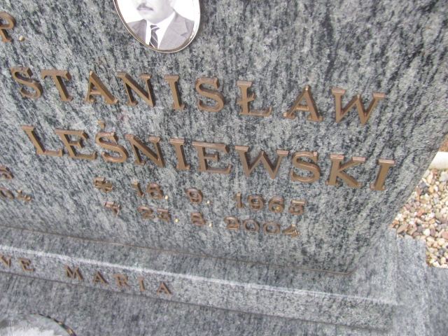 Grób Stanisław Leśniewski