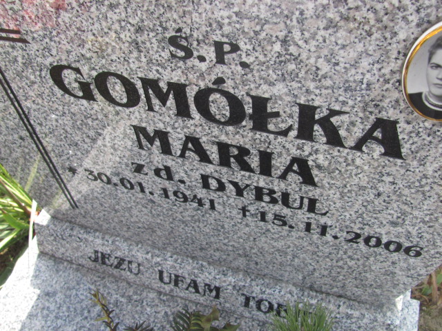 Maria Gomółka 1941 Wołów - Grobonet - Wyszukiwarka osób pochowanych