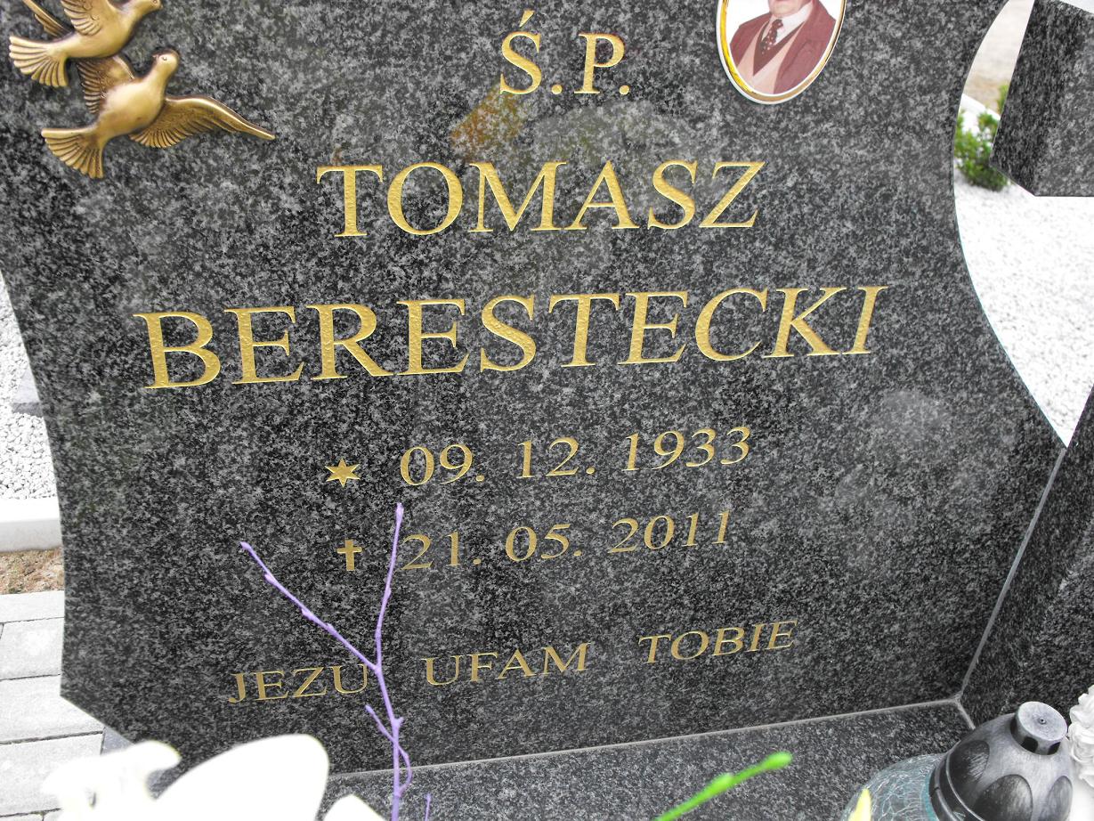 Tomasz Berestecki 1933 Wołów - Grobonet - Wyszukiwarka osób pochowanych