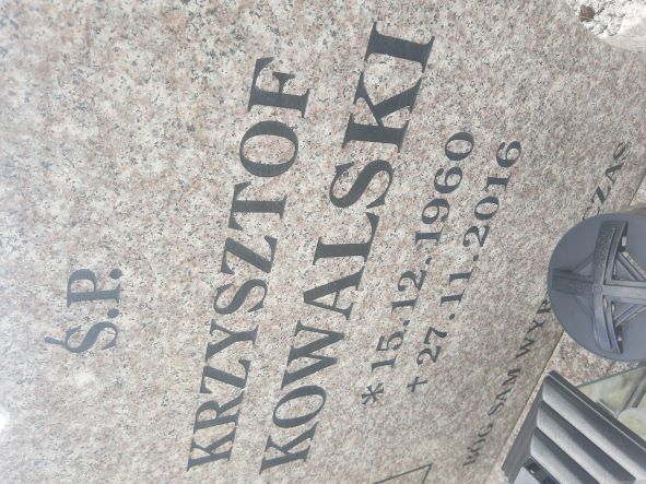 Krzysztof Dominik Kowalski 1960 Wołów - Grobonet - Wyszukiwarka osób pochowanych