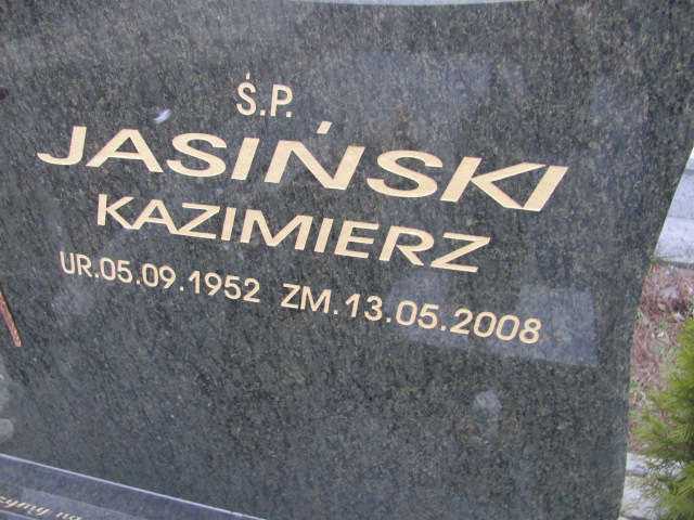 Magdalena Jasińska 1988 Wołów - Grobonet - Wyszukiwarka osób pochowanych