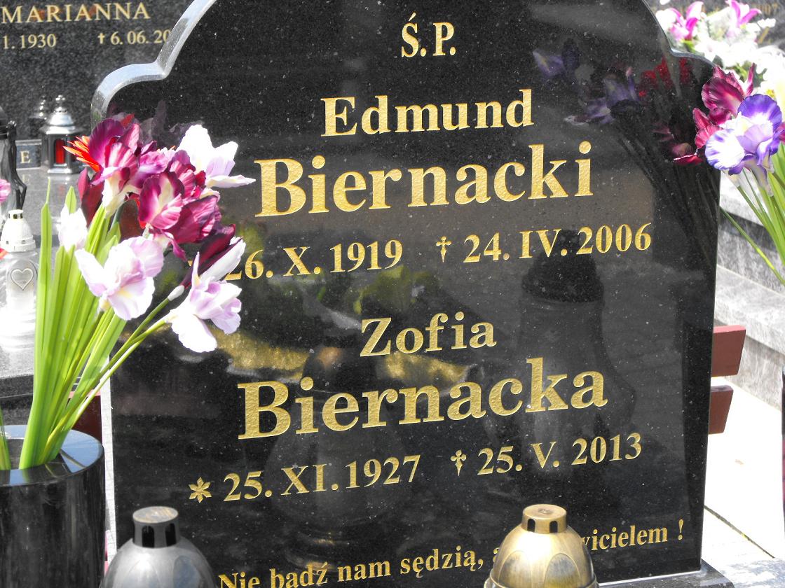 Edmund Biernacki 1919 Wołów - Grobonet - Wyszukiwarka osób pochowanych