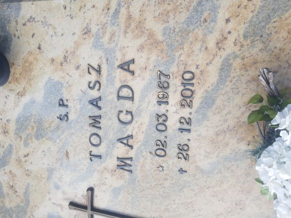 Tomasz Jan Magda 1967 Wołów - Grobonet - Wyszukiwarka osób pochowanych